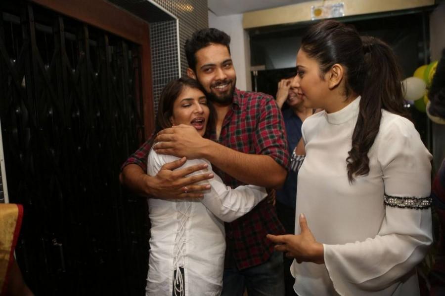 Celebs at Manchu Lakshmi's Junior Kuppanna Restaurant Launch. Rhea Chakraborty,Hari Teja,Rakul Preet Singh,Lavanya Tripathi,Regina Cassandra,Junior Kuppanna Restaurant Launch,Junior Kuppanna Restaurant