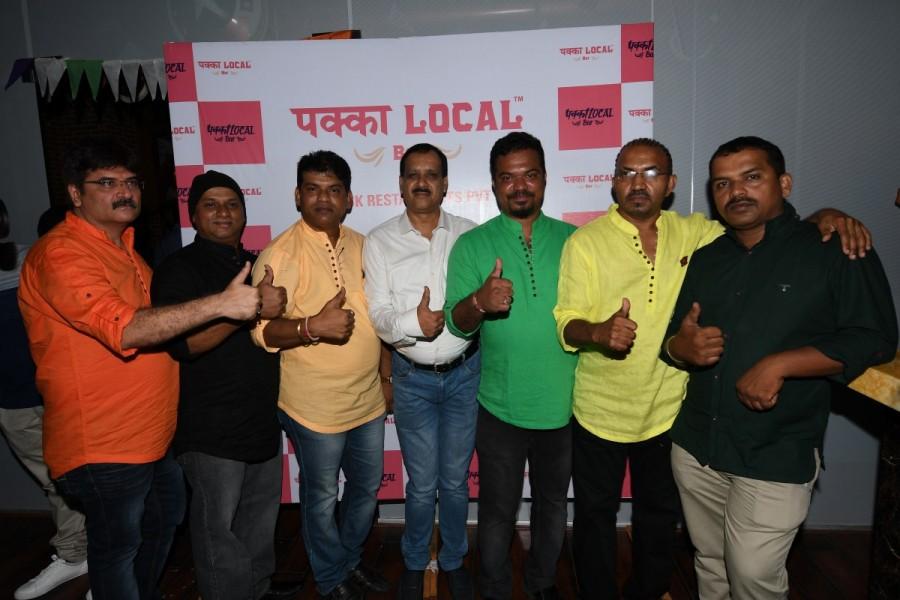 Manoj Charaya, Shashank More, Ramesh Raul , Mukesh Gupta, Chef Prashant Bhosle, Pravin Koyande, Vishwas Raul. Mukesh Gupta,Vishwas Raul,Manoj Charaya,Pakka Local Bar launch,Pakka Local Bar,Pakka Local Bar launch pics,Pakka Local Bar launch images,Pakka Local Bar launch stills,Pakka Local Bar launch pictures,Pakka Local Bar launch photos