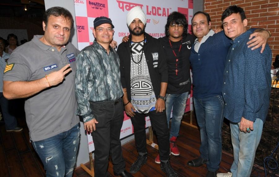 DJ Sheizwood, Champak Jain, Ramji Gulati, Aziz Zee, Prasahnt Virendra Sharma, Lovel Arora. Mukesh Gupta,Vishwas Raul,Manoj Charaya,Pakka Local Bar launch,Pakka Local Bar,Pakka Local Bar launch pics,Pakka Local Bar launch images,Pakka Local Bar launch stills,Pakka Local Bar launch pictures,Pakka Local Bar launch photos