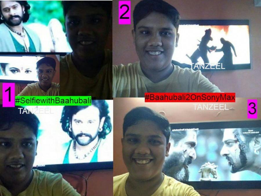 Prabhas’ fans across the country were abuzz with excitement over the TV premiere of Baahubali 2: The Conclusion. Baahubali 2 was one of the most awaited TV premieres of this year. Prabhas,Prabhas fans,Baahubali 2: The Conclusion,Baahubali,Baahubali 2,Prabhas fans take selfies