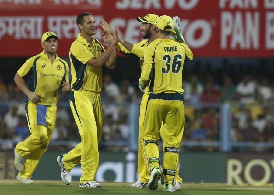 India's wrist spinners -- Yuzvendra Chahal and Kuldeep Yadav -- failed to generate any purchase from the wicket like their Aussie counterpart Adam Zampa. Henriques was the more destructive of the two, as the right-hander brought up his second T20I half century by clobbering Kuldeep for two successive maximums ending India's hopes. Earlier, Australia rode on the pace of Jason Behrendorff (4/21) and leg-spinner Adam Zampa (2/19) to pack off India for a paltry 118. Australia thrash India,Australia beats India,Australia thrash India by 8 wickets,T20I series,Twenty20 International,Barsapara Stadium,David Warner,Virat Kohli