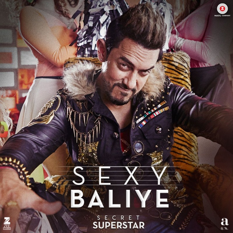 The song features Aamir Khan in a never seen before avatar which will surely go-ahead to become a visual treat for the audience. Aamir Khan will be seen playing the part of a Music Composer named 'Shakti Kumar' in the film. 'Sexy Baliye' not just has a quirky title but will also showcase Aamir Khan aka Shakti Kumar's quirky avatar. 'Sexy Baliye' being the sixth song is been sung by Mika Singh and composed by Amit Trivedi. Secret Superstar,Aamir Khan,Sexy Baliye,Sexy Baliye song,Secret Superstar Sexy Baliye,Secret Superstar songs,Secret Superstar song