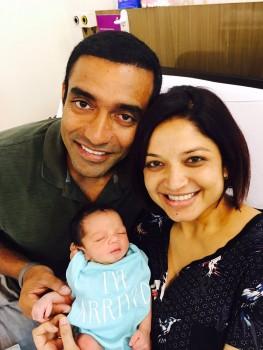 Robin Uthappa announced the news on Twitter by tweeting: Our bundle of joy has arrived!! NEALE NOLAN UTHAPPA thank you for all the love and support!! #whentwobecomethree #batmenandjoker, the cricketer captioned the image.