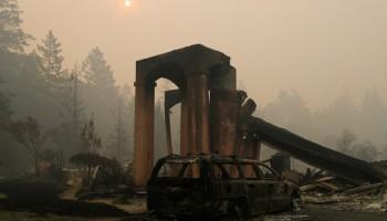 California,California landscape,Tubbs Fire,Sonoma and Napa counties