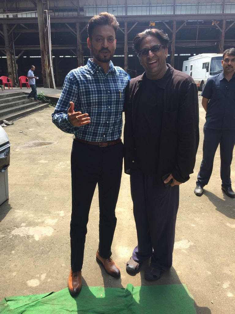 Irrfan Khan is ready for his international project Doob releasing this October in Bangladesh and also recently launched the trailer of his rom-com Qarib Qarib Single. These two maestri were seen shooting for an ad film earlier this week in Film city. Irrfan Khan,actor Irrfan Khan,Irrfan Khan joins Ace director Ram Madhvan,director Ram Madhvani,Ram Madhvani,Irrfan Khan and Ram Madhvani