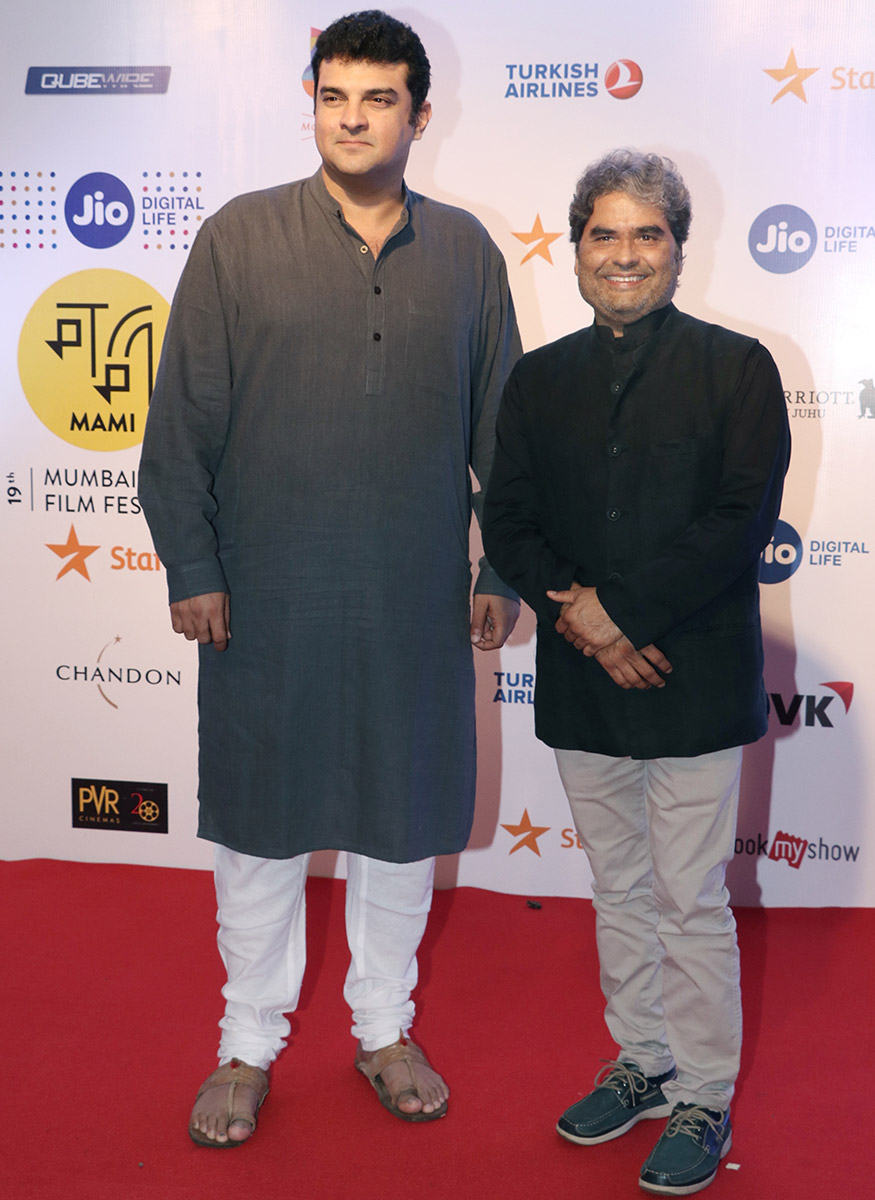 Siddharth Roy Kapur and Vishal Bharadwaj spotted at Jio Mami Film Festival 2017. Aamir Khan,Kangana Ranaut,Karan Johar,Riteish Deshmukh,Jio Mami Film Festival 2017,Jio Mami Film Festival,Jio Mami Film Festival pics,Jio Mami Film Festival images,Jio Mami Film Festival stills,Jio Mami Film Festival pictuires
