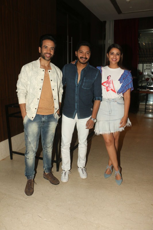 Tushar Kapoor and Parineeti Chopra promote Golmaal Again at hotel Novotel Ajay Devgn,Parineeti Chopra,Ajay Devgn and Parineeti Chopra,Golmaal Again,Golmaal Again promotion,Golmaal Again movie promotion