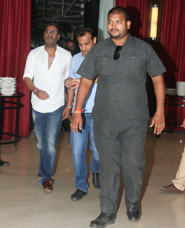 Ajay Devgn promotes Golmaal Again at hotel Novotel. Ajay Devgn,Parineeti Chopra,Ajay Devgn and Parineeti Chopra,Golmaal Again,Golmaal Again promotion,Golmaal Again movie promotion