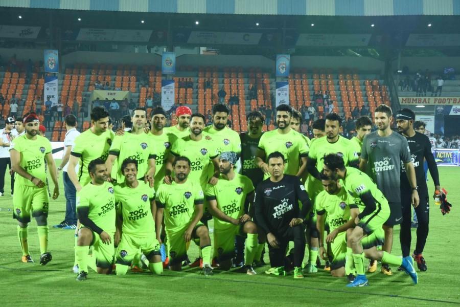 All Heart FC crushed All Stars to win the match 7-3. Virat Kohli,All Hearts thrash All Stars,All Hearts beats All Stars,All Hearts,All Stars,Ranbir Kapoor