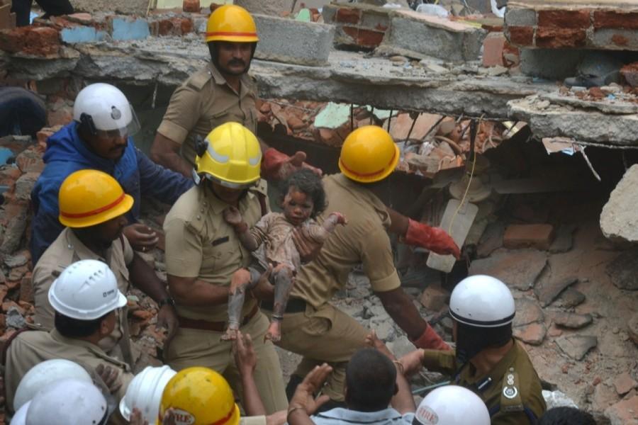 At least three persons were killed in a gas cylinder blast that shattered a residential building in the city's southern suburb early on Monday, a police official said. "An LPG cylinder exploded on the ground floor of a two-storeyed building sometime between 6 and 7 a.m. in Ejipura area. The building collapsed," an official from the Commissioner of Police office told IANS. Cylinder blast,LPG cylinder blast,Cylinder blast in Bengaluru,Bengaluru Cylinder blast,gas cylinder blast