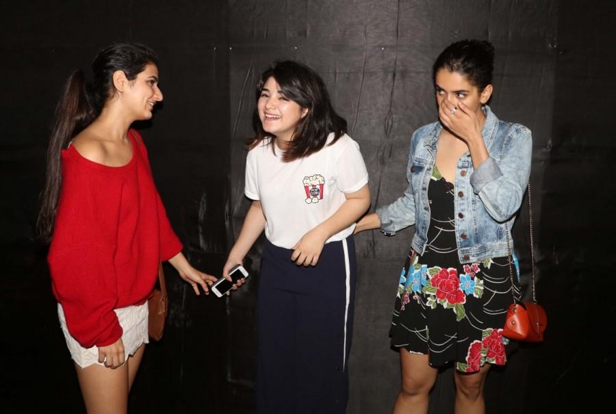Fatima Sana Shaikh, Zaira Wasim, Sanya Malhotra at Secret Superstar special screening. Sachin Tendulkar,Anil Kapoor,Aamir Khan,Secret Superstar,Secret Superstar special screening,Secret Superstar special screening pics,Secret Superstar special screening images,Secret Superstar special screening stills,Secret Superstar special screening pict