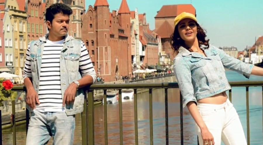 "Mersal" features Vijay in a triple role -- as a Panchayat head, a doctor and a magician. Vijay,Samantha,Kajal Aggarwal,Nithya Menen,Mersal stills,Mersal,Mersal pics,Mersal images,Mersal photos,Mersal movie stills,Mersal movie pics,Mersal movie images,Mersal movie photos