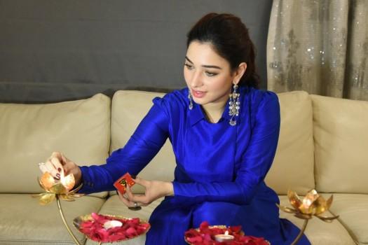 Actress Tamannaah's Diwali special Photo Shoot.