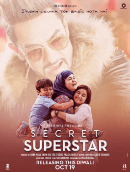 'Secret Superstar' is receiving enormous love and appreciation by celebs and critics alike for not just the heart touching story but also the power packed performances by Zaira Wasim, Aamir Khan, Meher Vij, Raj Arjun and Teerth Sharma. Bollywood celebrities have been falling short of words to praise the film. Actors and filmmakers have touted the film as the best film of 2017.  'Secret Superstar' has found the liking of renowned names like Nawazuddin Siddiqui, Rekha, Raleysh Om Prakash Mehra, Rajkumar Rao, Ashwiny Iyer Tiwari, Ashutosh Gowariker, Siddharth Roy Kapur, Nitesh Tiwari, Jacqueline Fernandez, Shankar Mahadevan, amongst others.