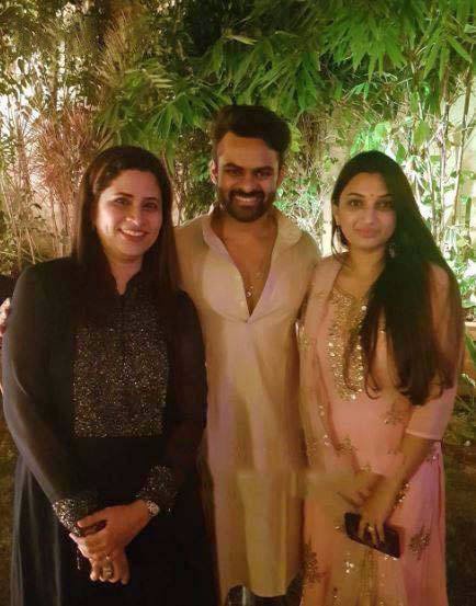 Sai Dharam Teja at Chiranjeevi's Pre-Diwali dinner party. Ram Charan,Allu Arjun,Sai Dharam Teja,Chiranjeevi's Pre-Diwali dinner party,Megastar Chiranjeevi,Chiranjeevi
