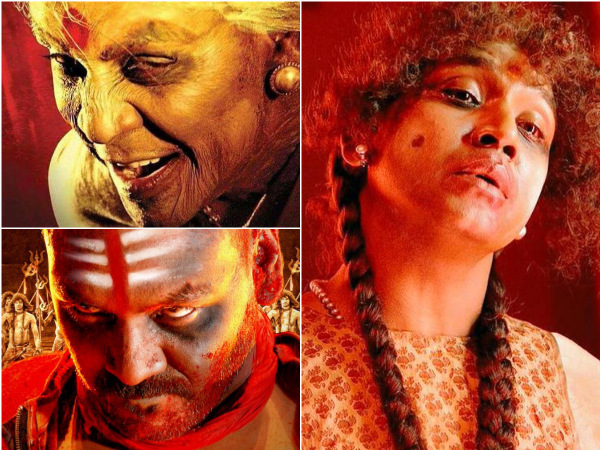Muni,Kanchana 2,Kanchana 2 Scary Looks,Raghava Lawrence,Raghava Lawrence Kanchana 2,Kanchana 2 movie pics,Kanchana 2 stills