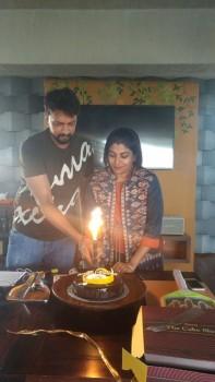 Kiccha Sudeep celebrated his 16th wedding anniversary with his wife Priya.