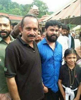 Malayalam actor Dileep visited the famed Lord Ayyappa temple on Thursday morning and offered his prayers.
