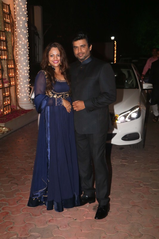 R. Madhavan and wife Sarita spotted at Shilpa Shetty's Diwali party. Sridevi,Madhavan,Bipasha Basu,Sonali Bendre,Anil Kapoor,Shilpa Shetty’s Diwali party,Shilpa Shetty,Shilpa Shetty Diwali party pics,Shilpa Shetty Diwali party images,Shilpa Shetty Diwali party stills,Shilpa Shetty Diwali party pictures,Shilpa Shetty Diwali