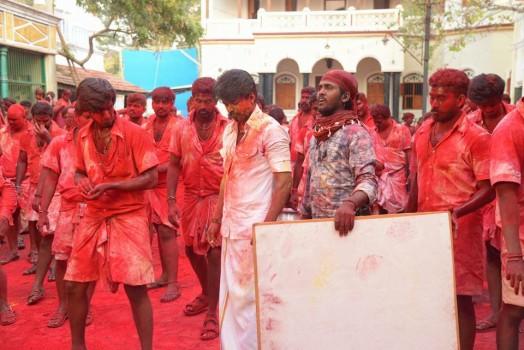 Thalapathy Vijay's Mersal making stills.