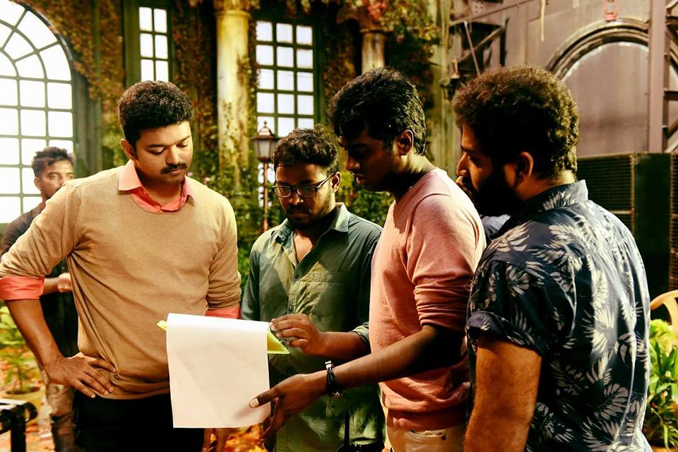Thalapathy Vijay's Mersal making stills. Vijay,Thalapathy Vijay,Mersal making stills,Mersal making pics,Mersal making images,Mersal making pictures,Mersal making photos,Mersal on the sets