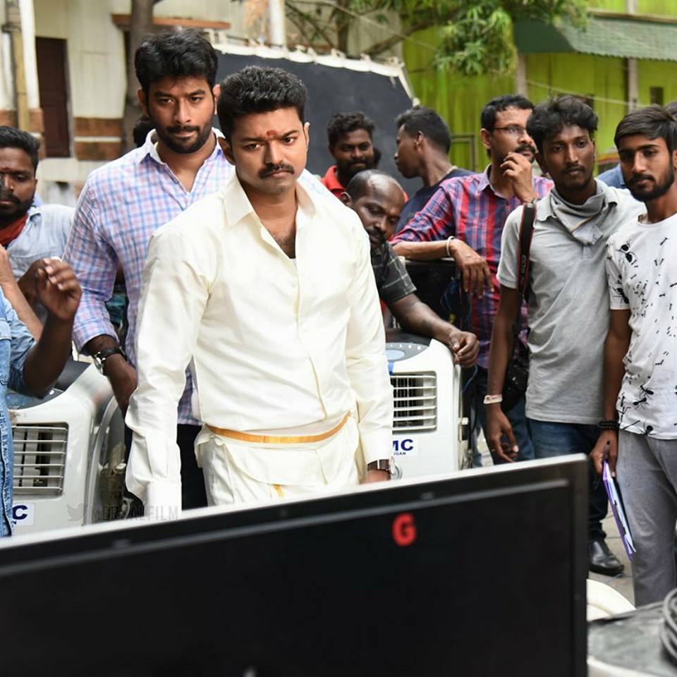 Thalapathy Vijay's Mersal making stills. Vijay,Thalapathy Vijay,Mersal making stills,Mersal making pics,Mersal making images,Mersal making pictures,Mersal making photos,Mersal on the sets