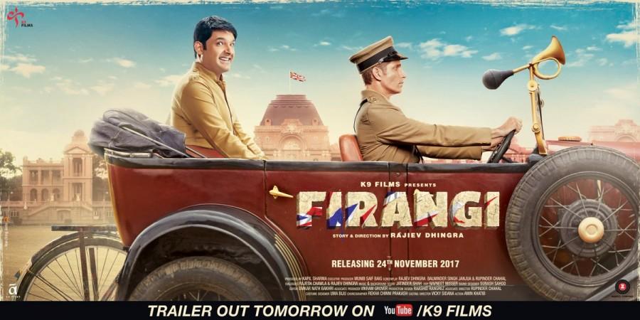 Kapil Sharma's Firangi movie poster. Kapil Sharma,Firangi first look poster,Firangi first look,Firangi poster,Firangi movie poster,Firangi,bollywood movie Firangi