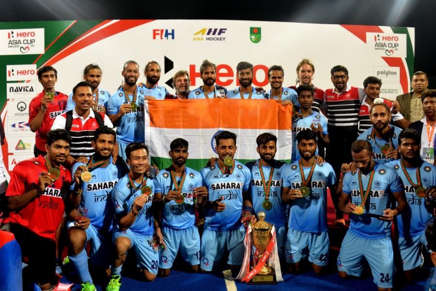 Prime Minister Narendra Modi on Sunday congratulated the Indian hockey team for winning the Asia Cup 2017. "Great game, great win! Congrats to our hockey team for winning the Asia Cup 2017. India rejoices at this stupendous victory", the Prime Minister said. India beat Malaysia,India vs Malaysia,Hockey Asia Cup,Asia Cup title,Asia Cup title 2017
