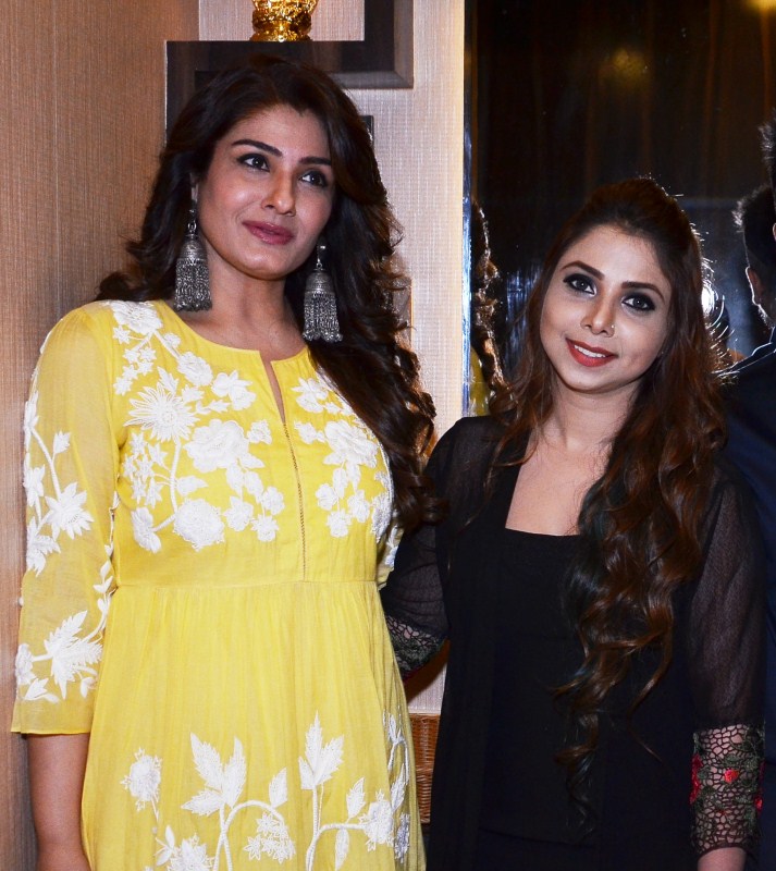 Raveena Tandon and Shura Khan at the inauguratiion of The Thai Villa. Raveena Tandon,actress Raveena Tandon,Mehjabeen Khan and Shura Khan,The Thai Villa