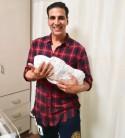 Bollywood star Akshay Kumar, who was instrumental in the union of actress Asin Thottumkal and Micromax co-founder Rahul Sharma, is ecstatic that the couple has welcomed a daughter. Akshay congratulated them on the arrival of their first child, and on social media he shared a photograph of himself smiling at the camera as he held the newborn. "One joy which is completely unmatched... Congratulations to my dearest friends Asin and Rahul Sharma on the arrival of their little angel," Akshay, a father of two, captioned the image. Asin and Rahul got married in January last year. The baby was born on Tuesday.