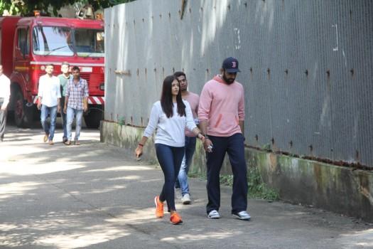 A fire broke out on one floor of the La Mer building in Bandra here. Actress Aishwarya Rai Bachchan's mother and star cricketer Sachin Tendulkar's in-laws stay in the building.