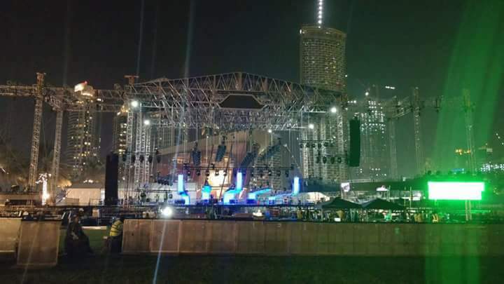 Actor Rajinikanth, Akshay Kumar's 2.0 audio launch: A glimpse at the arrangement of the Mega event in Dubai. 2point0,2point0 audio launch,2.0 audio launch,2.0 music launch,Rajinikanth,Akshay Kumar
