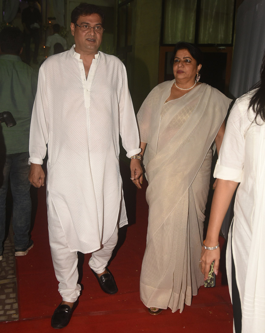 Priyanka Chopra's mother Madhu Chopra at the prayer meet of Ram Mukherjee at Iscon Temple in Juhu, Mumbai on October 25, 2017. Amitabh Bachchan,Abhishek,Aishwarya Rai,Boney Kapoor,Sridevi,Abhishek Bachchan,Aishwarya Rai Bachchan,Ram Mukherjee Prayer Meet,Ram Mukherjee Prayer Meet pics,Ram Mukherjee Prayer Meet images,Ram Mukherjee Prayer Meet stills,Ram Mukherjee Prayer Meet pict