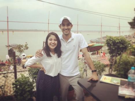 The series has a rural setting from north of India as its background a crime drama genre, a first of its kind in India and is being shot extensively in the heartland of India, Benares. The show also stars Vikrant Massey and the duo has been taking breaks from their hectic shoot schedule to explore Benaras. The city is known for its impeccable history, religious significance and the duo have been taking this opportunity to truly explore the city and learn much about it.