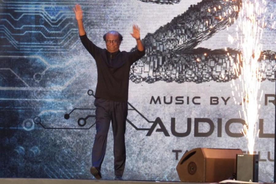 Actor Rajinikanth at 2.0 audio launch. Rajinikanth,Superstar Rajinikanth,Rajinikanth at 2.0 audio launch,Rajinikanth at 2.0 music launch,rajinikanth 2 0,2.0 audio launch,2.0 audio launch pics,2.0 audio launch images,2.0 audio launch stills,2.0 audio launch pictures