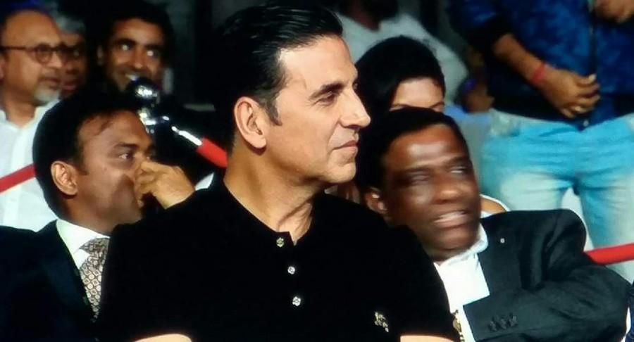 Bollywood actor Akshay Kumar at 2.0 audio launch in Dubai. Akshay Kumar,actor Akshay Kumar,Akshay Kumar at 2.0 audio launch,Akshay Kumar at 2.0 music launch,2.0 music launch,2.0 music launch pics,2.0 music launch images,2.0 music launch stills,2.0 music launch pictures,2.0 music launch photos