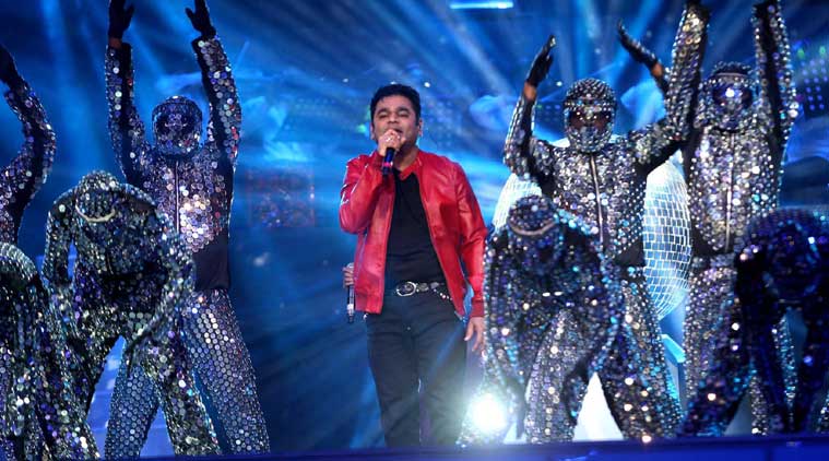 Ar Rahman at 2.0 audio launch. Shankar,AR Rahman,Karan Johar,director Shankar,2.0 audio launch,2.0 music launch,2.0 audio launch pics,2.0 audio launch images,2.0 audio launch stills,2.0 audio launch pictures