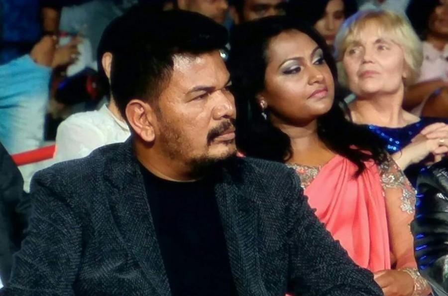 Director Shankar at 2.0 audio launch. Shankar,AR Rahman,Karan Johar,director Shankar,2.0 audio launch,2.0 music launch,2.0 audio launch pics,2.0 audio launch images,2.0 audio launch stills,2.0 audio launch pictures