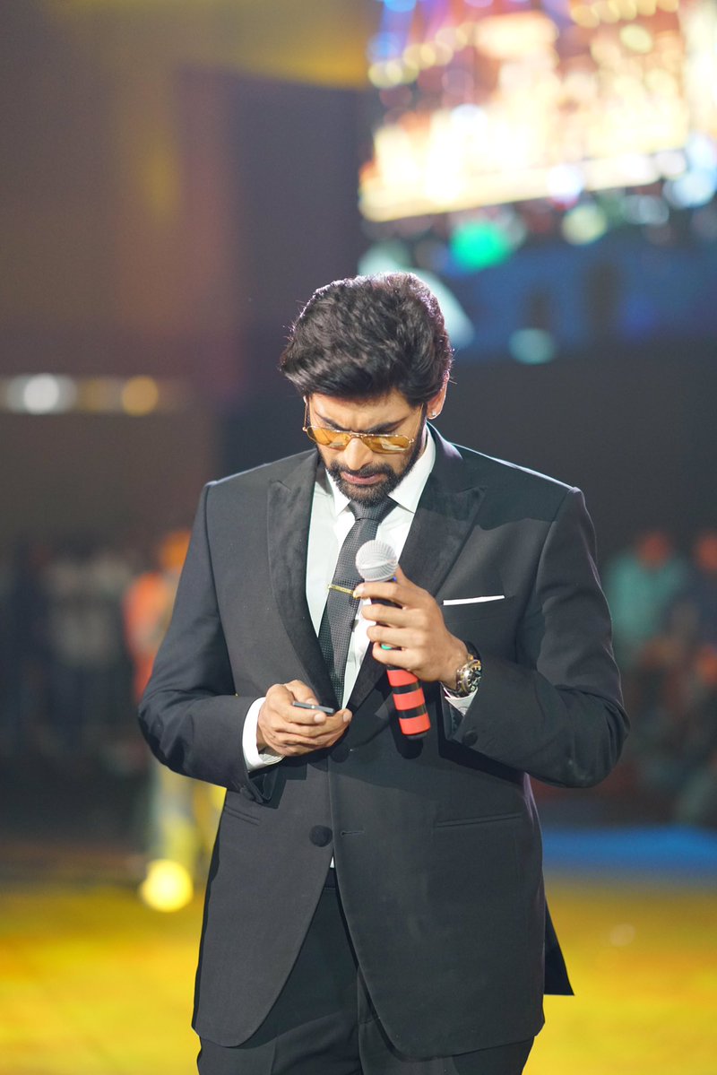 Rana Daggubati spotted at 2.0 audio launch. Dhanush,Rana Daggubati,RJ Balaji,2.0 audio launch,2.0 music launch