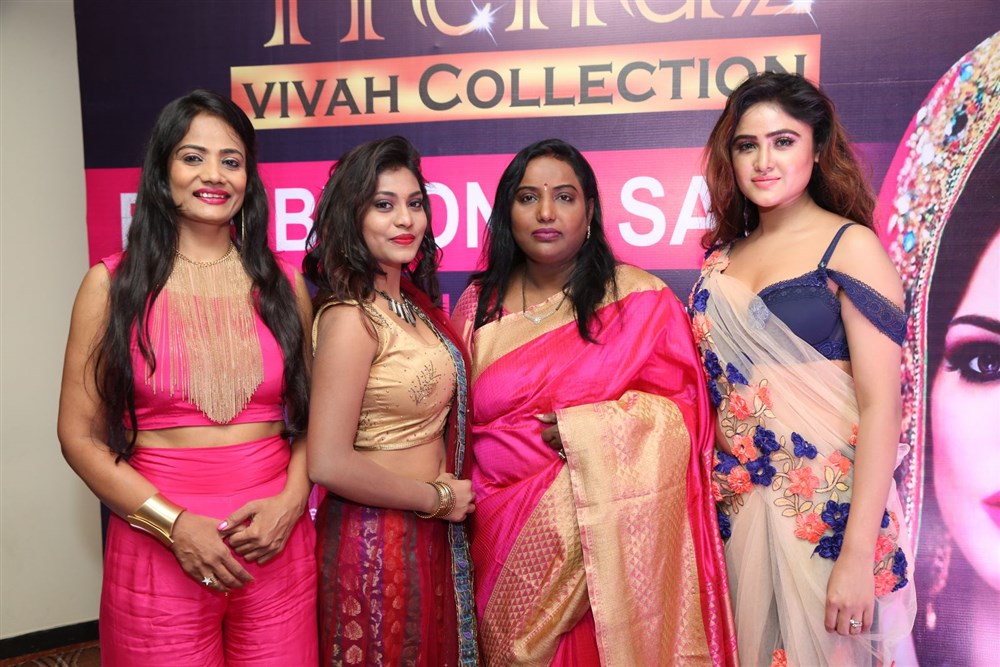 Actress Priyanka Augustin, Sony Charishta inaugurated Trendz Vivah Collection Exhibition & Sale at Taj Krishna. Priyanka Augustin,Sony Charishta,Trendz Vivah Expo launch,Trendz Vivah Expo,Trendz Vivah Collection Exhibition