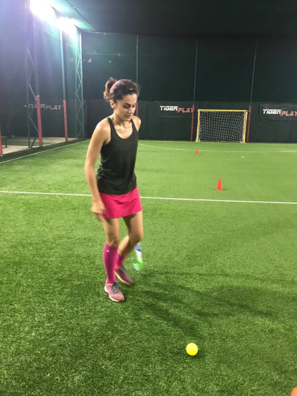 Taapsee essays the role of an Olympian hockey player and for which she has had to begin intense hockey practice sessions to learn the nuances of the sport. She herself has a keen affinity for sports and fitness in general and has been enjoying her time on the practice ground to learn about the sport. Interestingly Taapsee’s father too played hockey when he was younger and Taapsee had only seen pictures of him when she was younger growing up in Delhi. She is using that as an inspiration for herself and finds it emotional that 20 years later she herself would be learning the sport, something which has a very special personal meaning for her. Taapsee Pannu,actress Taapsee Pannu,Mulk with Anubhav Sinha,Shaad Ali,Diljit Dosanjh,Taapsee Pannu as a hockey player