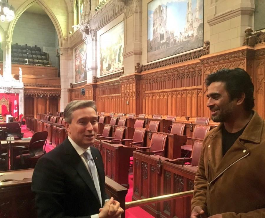 Madhavan was last seen onscreen alongside Vijay Sethupathi in Tamil neo-noir crime thriller film "Vikram Vedha". R. Madhavan,actor R. Madhavan,R. Madhavan visits Canadian parliament,R. Madhavan at Canadian parliament,Gary Anandasangaree,Vikram Vedha