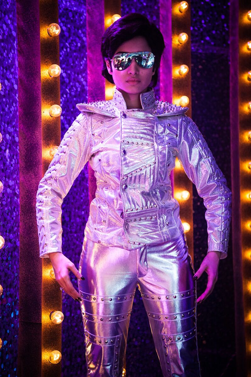 Actress Tamannaah Bhatia copies superstar Rajinikanth Robot Costume on TV show "Lip Sing Battle". Tamannaah Bhatia,actress Tamannaah Bhatia,Tamannaah,actress Tamannaah,Tamannaah in Rajinikanth style,Rajinikanth style,Tamannaah Bhatia copies Rajinikanth style,Tamannaah copies Rajinikanth style,Lip Sing Battle