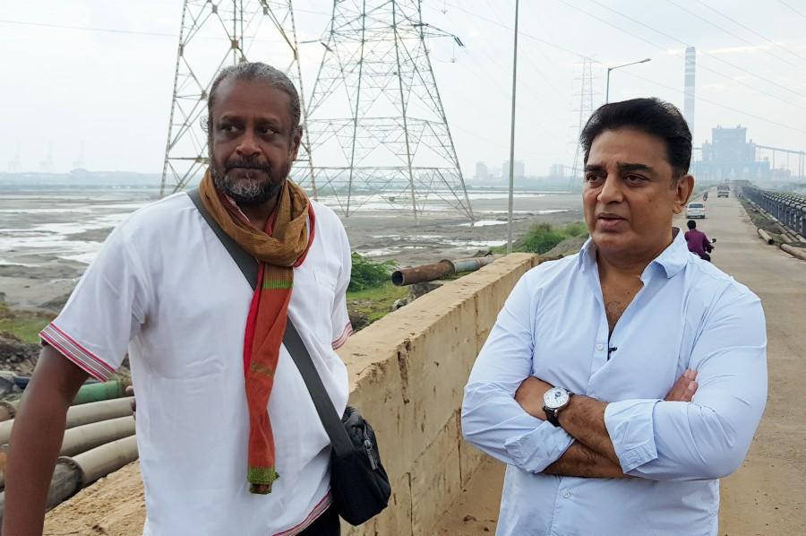 The actor also said he is hearing about attempts to encroach upon 1,000 acres under the guise of expansion of Kamarajar Port in Ennore, near here. Kamal Haasan,Kamal Haasan visits Ennore Creek,Ennore Creek,Kamal Haasan at Ennore Creek,actor Kamal Haasan