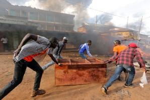 Kenya's election re-run,Clashes at Kenya,Kenya election rerun,Tensions high in Kenya