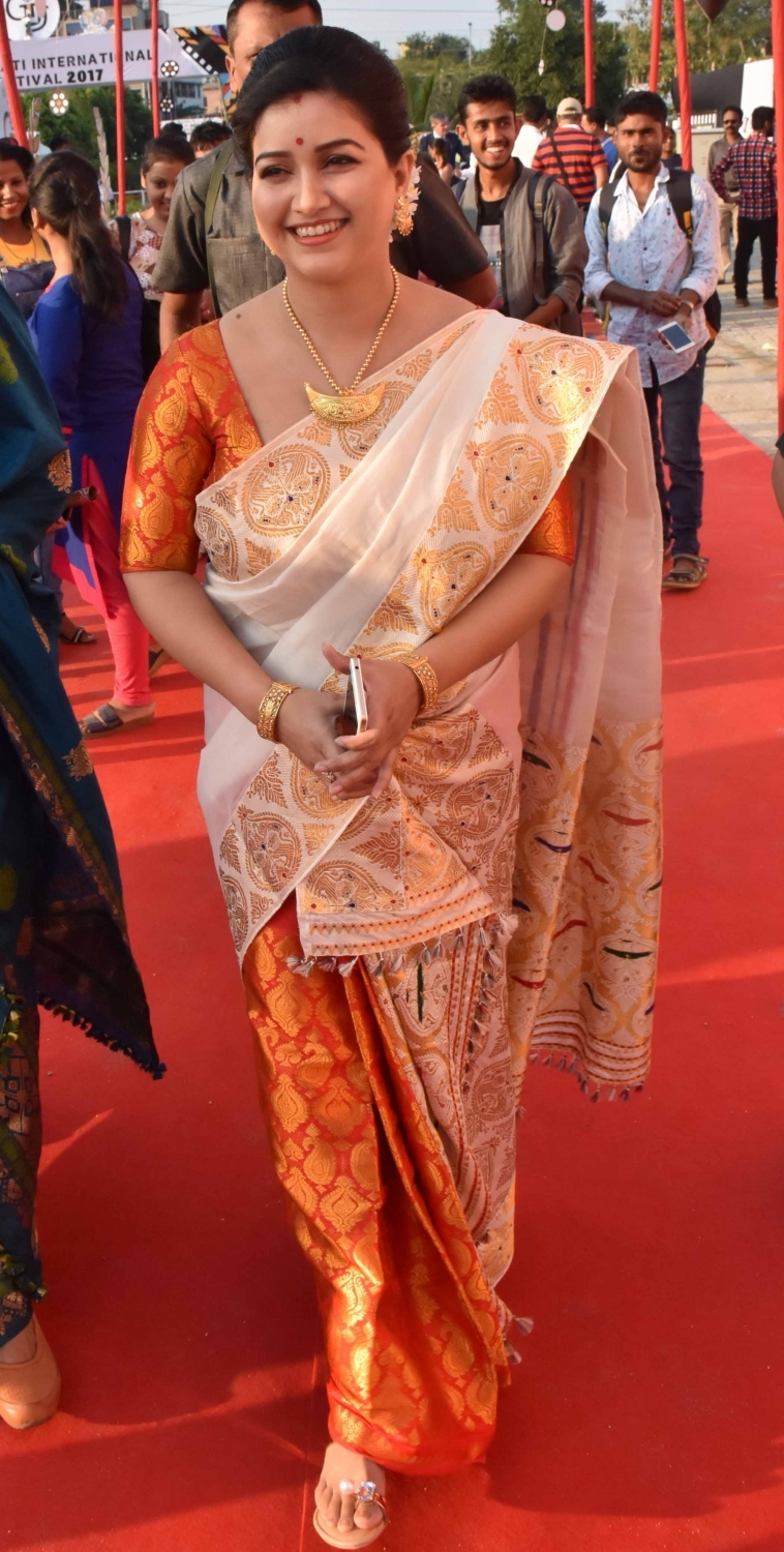 Assamese actress-turned-MLA, Angoorlata Deka during the inauguration of the First Guwahati International Film festival 2017 at Srimanta Sankaradeva International Auditorium in Guwahati on Oct 28, 2017. Sarbananda Sonowal,CM Sarbananda Sonowal,Chief Minister Sarbananda Sonowal,Guwahati international film fest