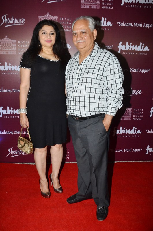 Kiran Juneja Sippy and Ramesh Sippy at Showhouse's Salaam Noni Appa special preview at Royal Opera House. Hrithik Roshan,Dimple Kapadia,Twinkle Khanna,Akshay Kumar,Suzzanne Khan,Anupam Kher,Homi Adjania,R. Balki,Tara Sharma,Kabir Bedi,Royal Opera House,celebs at Royal Opera House