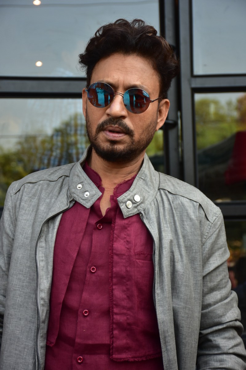 Actor Irrfan Khan promotes his upcoming movie Qarib Qarib Singlle at Novotel. Irrfan Khan,Qarib Qarib Singlle,Irrfan Khan promotes Qarib Qarib Singlle,Qarib Qarib Singlle promotion,Qarib Qarib Singlle movie promotion