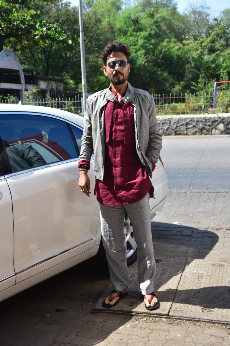 Bollywood Actor Irrfan Khan promotes his upcoming movie Qarib Qarib Singlle at Novotel in Mumbai on 29th Oct. Irrfan Khan,Qarib Qarib Singlle,Irrfan Khan promotes Qarib Qarib Singlle,Qarib Qarib Singlle promotion,Qarib Qarib Singlle movie promotion