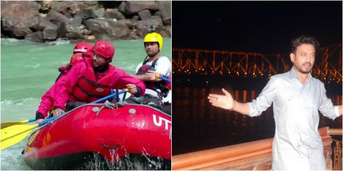 Irrfan Khan's recent visit to the river Hooghly in Kolkata reminded him of his shooting days. While on his boat ride, Irrfan went down the memory lane of them shooting for a river rafting scene for 'Qarib Qarib Singlle'.